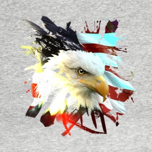 America Splash Paint T-Shirt